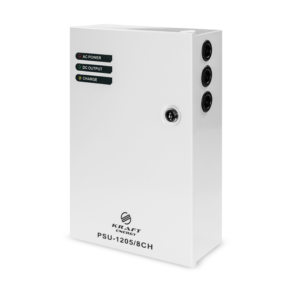 Джерело безперебійного живлення PSU-1205/8CH(B) Kraft