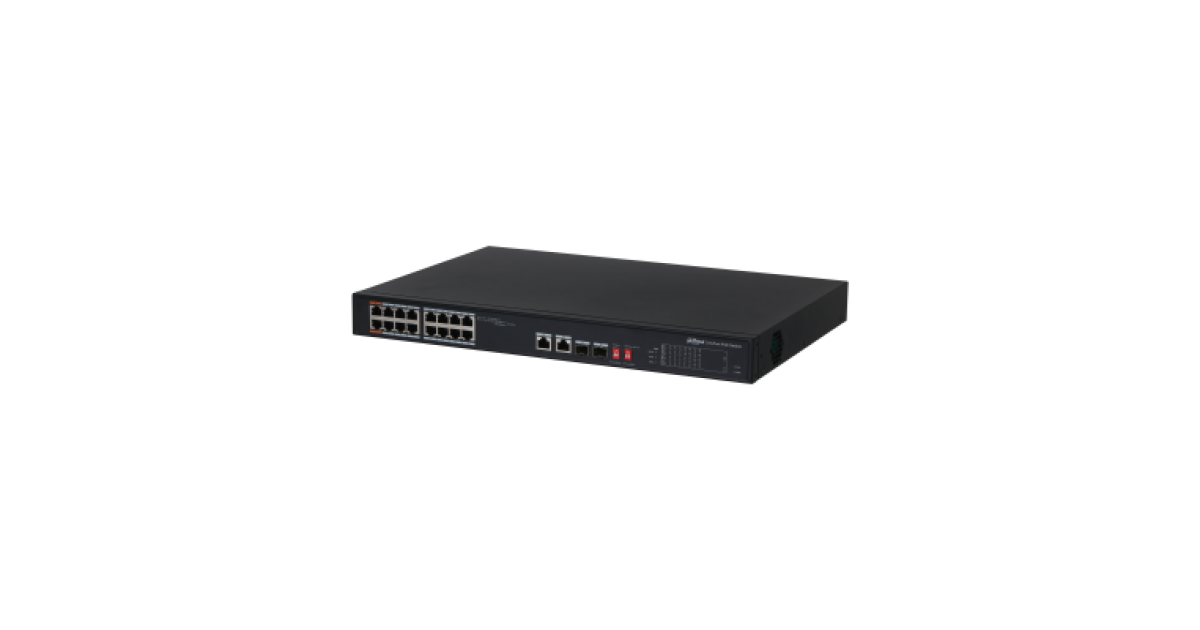 PoE комутатор DH-PFS3218-16ET-135 Dahua