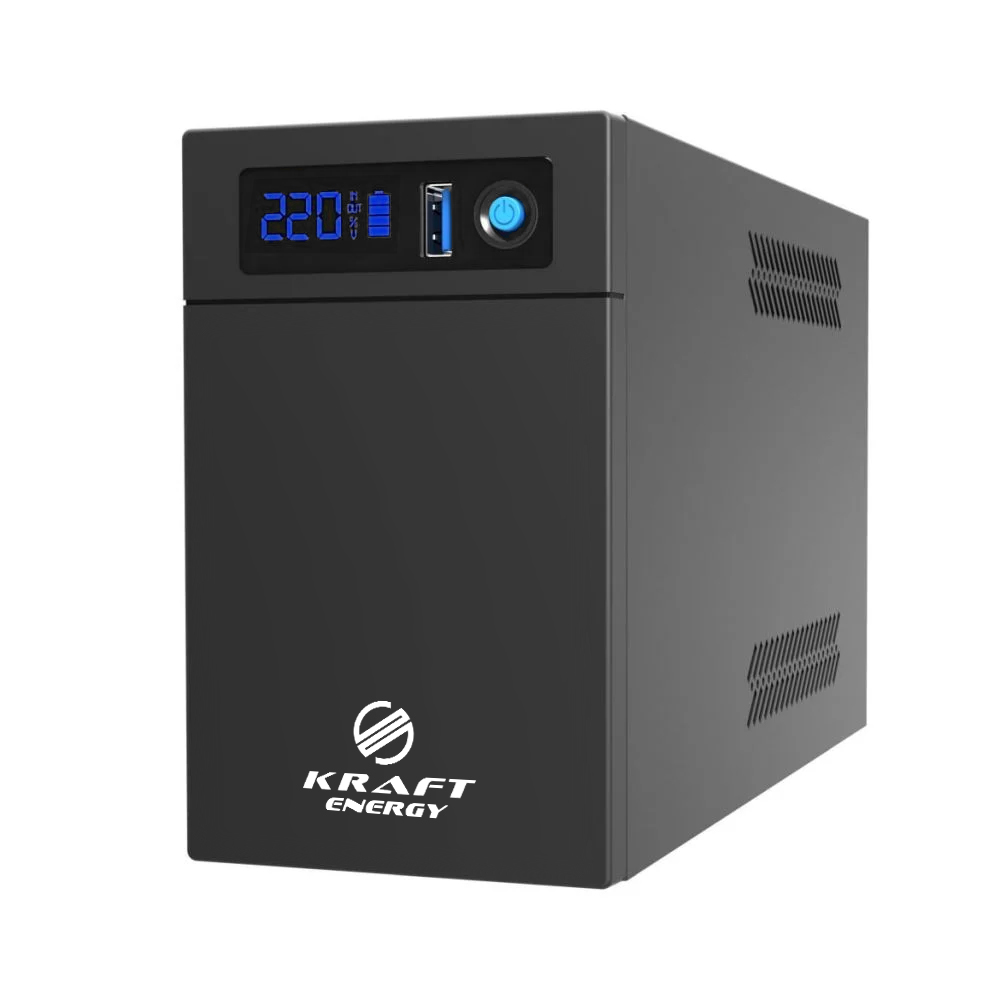 Джерело безперебійного живлення KRF-1200VA/720W(LED) UPS Kraft