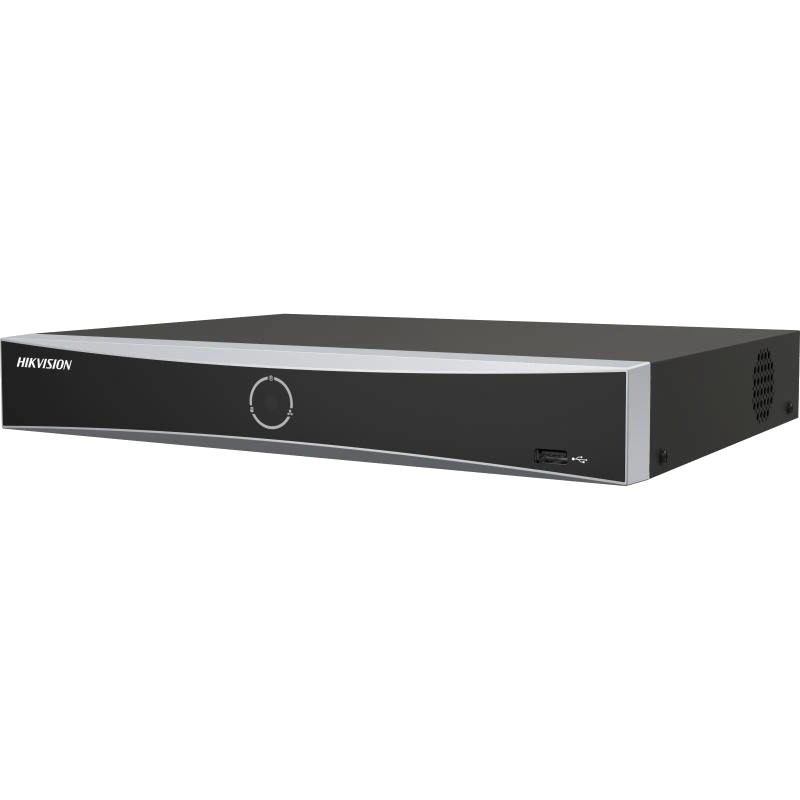 Відеореєстратор Hikvision DS-7604NXI-K1/4P(B) 4-канальний PoE 1U K AcuSense 4K