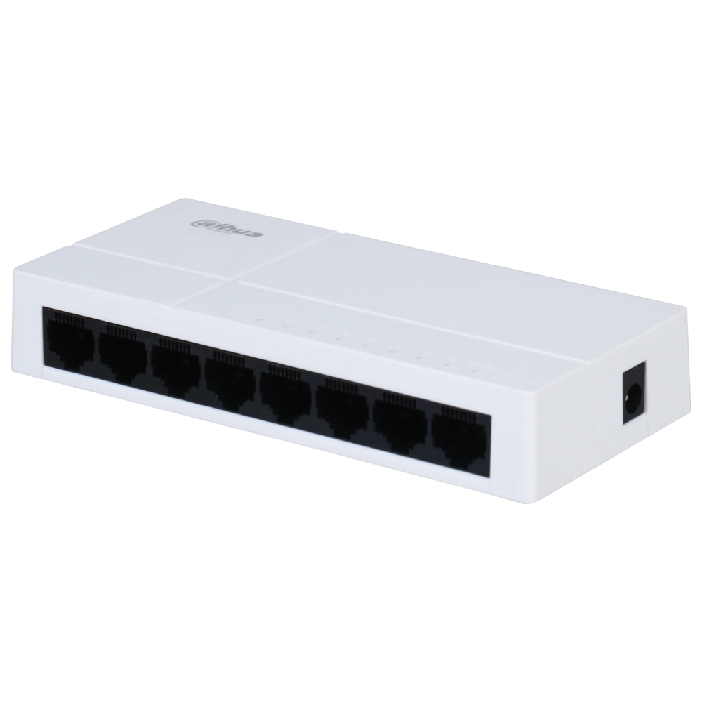 Комутатор 8 портів некерований Dahua DH-PFS3008-8GT-L