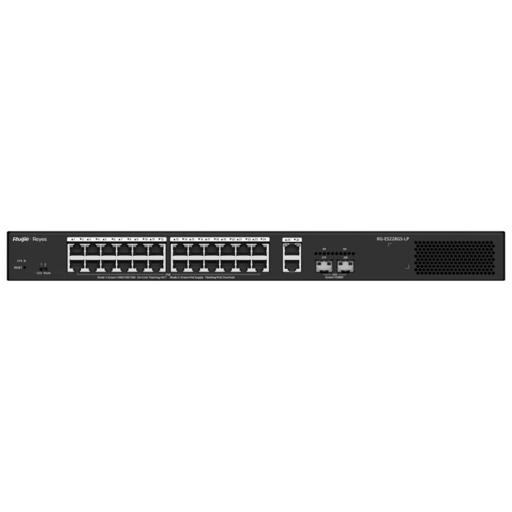 Комутатор 28 портів керований Ruijie Reyee RG-ES228GS-LP