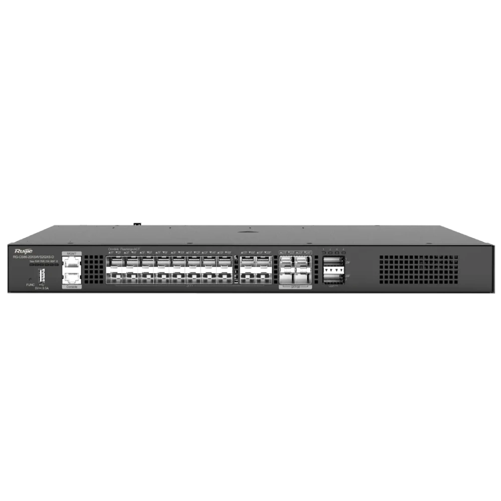 Комутатор 26 портів керований Ruijie RG-CS86-20XS4VS2QXS-D 10GE