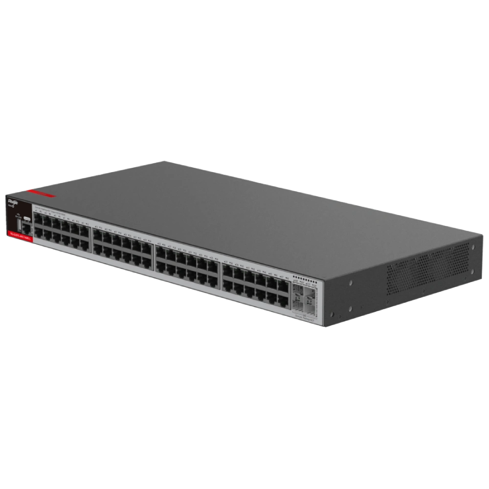Комутатор 52 порти керований Ruijie RG-S2915-48GT4MS-L Layer 2+