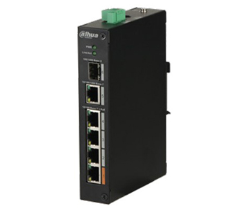 Комутатор 4 порти некерований Dahua DH-PFS3106-4ET-60 POE