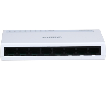 Комутатор 8 портів некерований Dahua DH-PFS3008-8ET-L