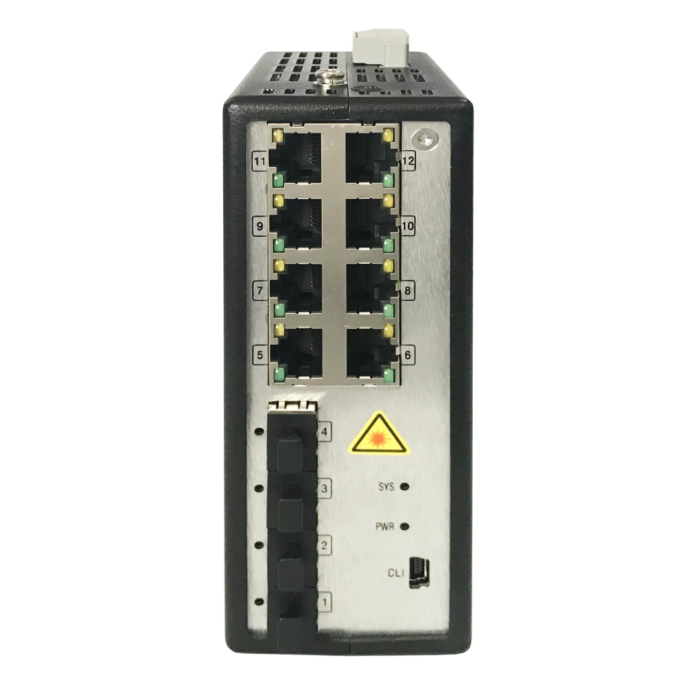 8-портовий гігабітний PoE L3 DS-3T3512P