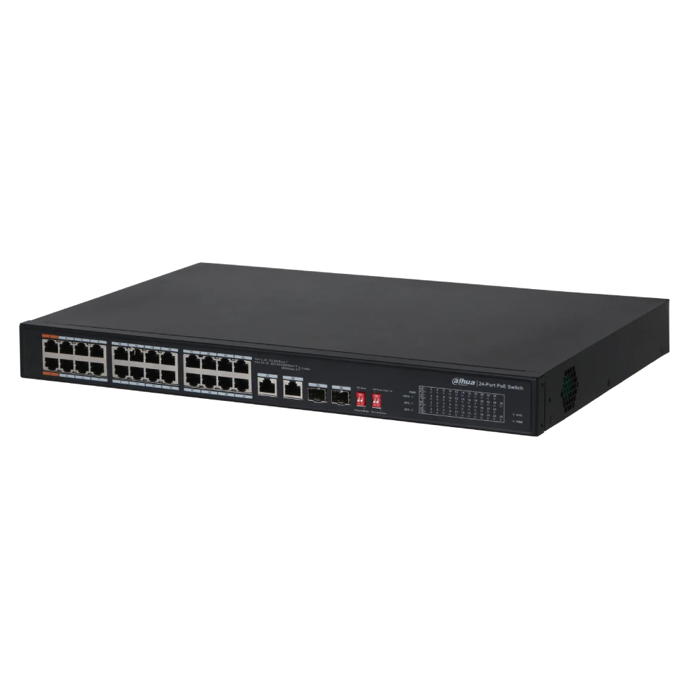 24-портовий некерований PoE DH-PFS3226-24ET-240